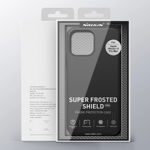 Nillkin Super Frosted Shield Pro wytrzymałe etui pokrowiec iPhone 13 Pro Max niebieski Nillkin Super Frosted Shield Pro wytrzymałe etui pokrowiec iPhone 13 Pro Max niebieski