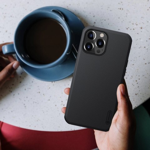 Nillkin Super Frosted Shield wzmocnione etui pokrowiec iPhone 13 Pro czarny Nillkin Super Frosted Shield wzmocnione etui pokrowiec iPhone 13 Pro czarny