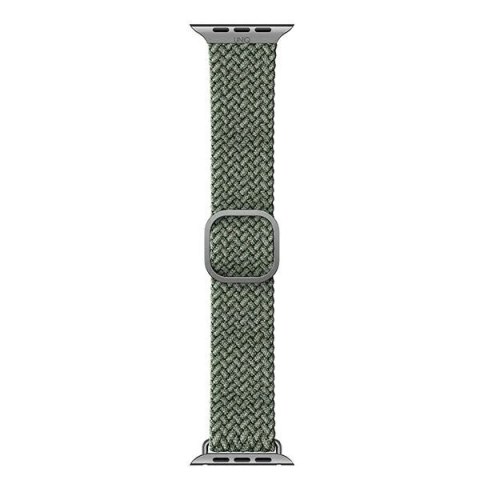Pasek UNIQ Aspen Braided na Apple Watch 1/2/3/4/5/6/7/8/SE/SE2 40/38/41mm - zielony Pasek UNIQ Aspen Braided na Apple Watch 1/2/3/4/5/6/7/8/SE/SE2 40/38/41mm - zielony