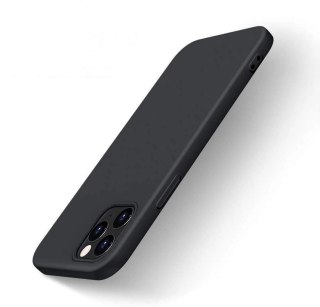 Silicone Case elastyczne silikonowe etui pokrowiec iPhone 13 Pro czarny