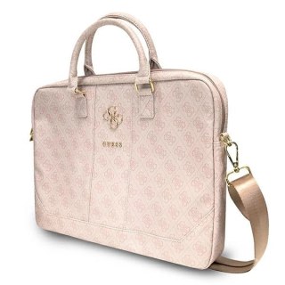 Torba Guess 4G Big Logo na laptopa 16'' - różowa