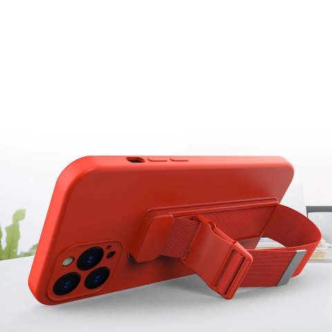 Rope case żelowe etui ze smyczą łańcuszkiem torebka smycz iPhone SE 2022 / SE 2020 / iPhone 8 / iPhone 7 niebieski Rope case żelowe etui ze smyczą łańcuszkiem torebka smycz iPhone SE 2022 / SE 2020 / iPhone 8 / iPhone 7 niebieski