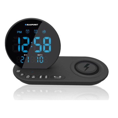 Blaupunkt Radiobudzik FM PLL CR85BK czarny Blaupunkt Radiobudzik FM PLL CR85BK czarny