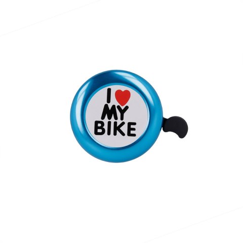 Dzwonek do roweru I love my bike niebieski Dzwonek do roweru I love my bike niebieski