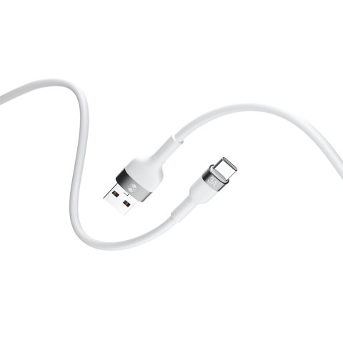 Forever kabel Flexible USB - USB-C 1,0 m 3A biały Forever kabel Flexible USB - USB-C 1,0 m 3A biały