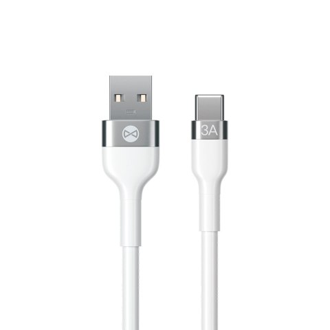 Forever kabel Flexible USB - USB-C 1,0 m 3A biały Forever kabel Flexible USB - USB-C 1,0 m 3A biały