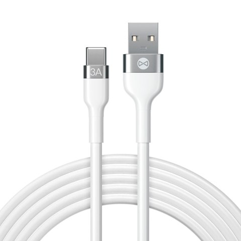 Forever kabel Flexible USB - USB-C 1,0 m 3A biały Forever kabel Flexible USB - USB-C 1,0 m 3A biały