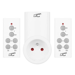 Gniazdo sieciowe sterowane pilotem x2 LTC