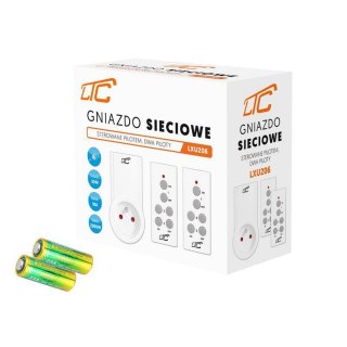 Gniazdo sieciowe sterowane pilotem x2 LTC