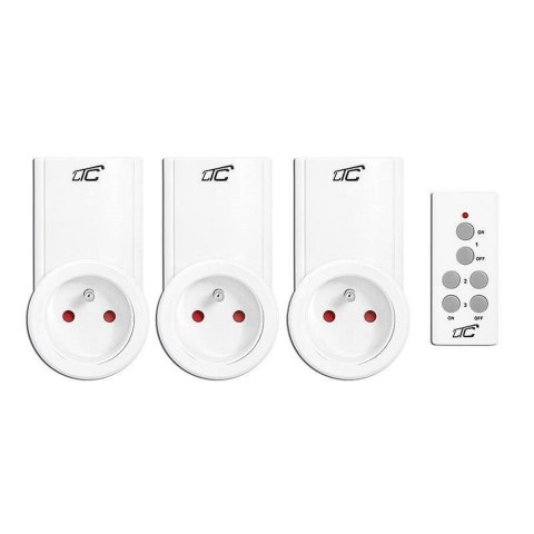 Gniazdo sieciowe sterowane pilotem x3 LTC Gniazdo sieciowe sterowane pilotem x3 LTC