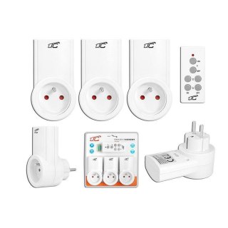 Gniazdo sieciowe sterowane pilotem x3 LTC
