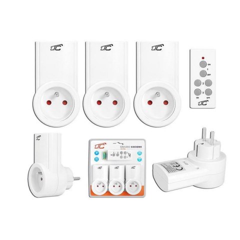 Gniazdo sieciowe sterowane pilotem x3 LTC Gniazdo sieciowe sterowane pilotem x3 LTC