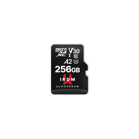 GoodRam karta pamięci IRDM 64GB microSD UHS-I U3 A2 V30 z adapterem GoodRam karta pamięci IRDM 64GB microSD UHS-I U3 A2 V30 z adapterem