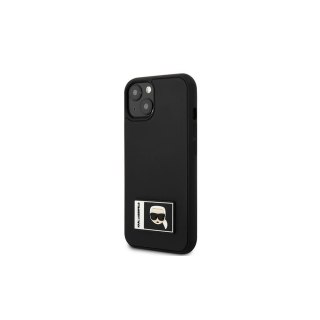 Karl Lagerfeld nakładka do iPhone 13 6,1" KLHCP13M3DKPK czarna hard case Iconic Karl's Head