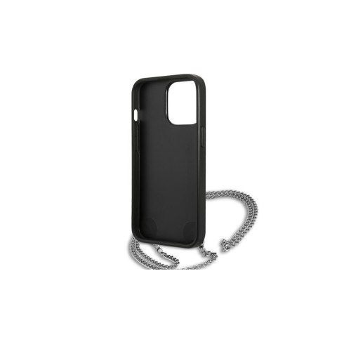 Karl Lagerfeld nakładka do iPhone 13 Pro 6,1" KLHCP13LPMK czarna hard case Chain Logo