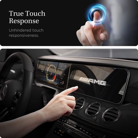 Spigen szkło hartowane "EZ FIT" SET MERCEDES E-CLASS 2020 / 2021 Spigen szkło hartowane "EZ FIT" SET MERCEDES E-CLASS 2020 / 2021