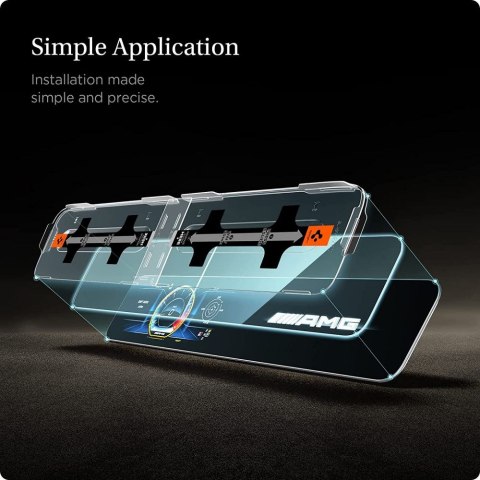 Spigen szkło hartowane "EZ FIT" SET MERCEDES E-CLASS 2020 / 2021 Spigen szkło hartowane "EZ FIT" SET MERCEDES E-CLASS 2020 / 2021