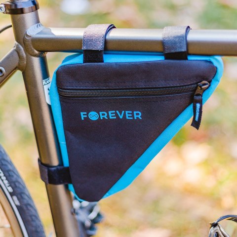 Torba rowerowa pod ramę FB-100 Forever Outdoor czarno-niebieska Torba rowerowa pod ramę FB-100 Forever Outdoor czarno-niebieska