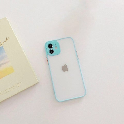 Milky Case silikonowe elastyczne półprzezroczyste etui do Samsung Galaxy S21 Ultra 5G niebieski Milky Case silikonowe elastyczne półprzezroczyste etui do Samsung Galaxy S21 Ultra 5G niebieski