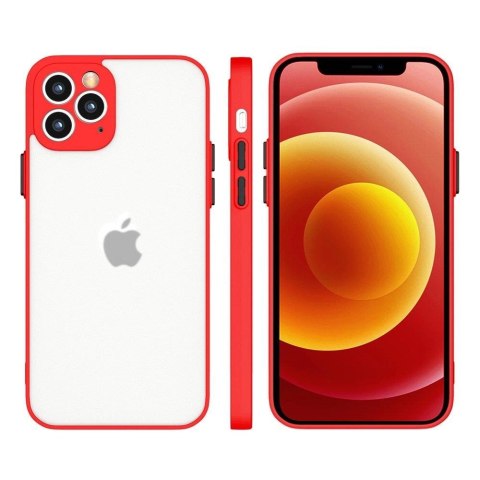 Milky Case silikonowe elastyczne półprzezroczyste etui do Xiaomi Redmi 9 czerwony Milky Case silikonowe elastyczne półprzezroczyste etui do Xiaomi Redmi 9 czerwony