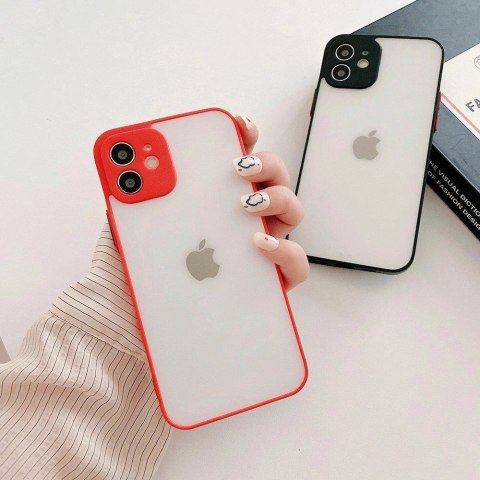 Milky Case silikonowe elastyczne półprzezroczyste etui do Xiaomi Redmi 9 czerwony Milky Case silikonowe elastyczne półprzezroczyste etui do Xiaomi Redmi 9 czerwony