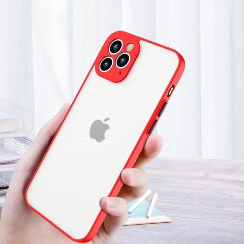 Milky Case silikonowe elastyczne półprzezroczyste etui do Xiaomi Redmi 9 czerwony Milky Case silikonowe elastyczne półprzezroczyste etui do Xiaomi Redmi 9 czerwony