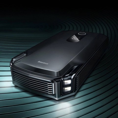 Baseus powerbank Power Starter Jump Starter urządzenie rozruchowe booster 20000mAh 12V (2000A / 1000A) + kable krokodylki czarny Baseus powerbank Power Starter Jump Starter urządzenie rozruchowe booster 20000mAh 12V (2000A / 1000A) + kable krokodylki czarny
