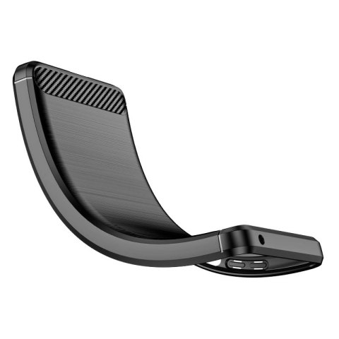Carbon Case elastyczne etui pokrowiec OnePlus Nord 2 5G czarny
