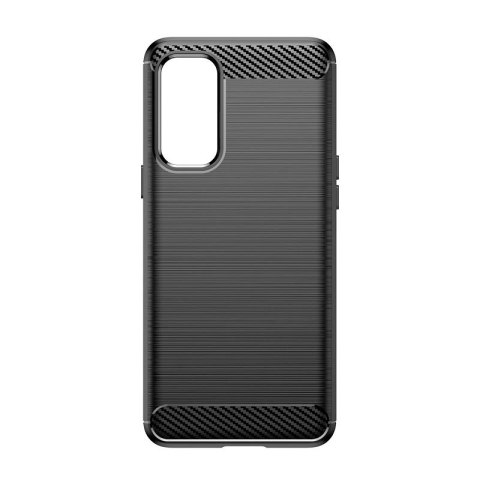 Carbon Case elastyczne etui pokrowiec OnePlus Nord 2 5G czarny