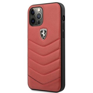 Etui Ferrari Off Track Quilted na iPhone 12 / iPhone 12 Pro - czerwone