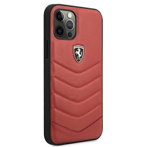 Etui Ferrari Off Track Quilted na iPhone 12 / iPhone 12 Pro - czerwone