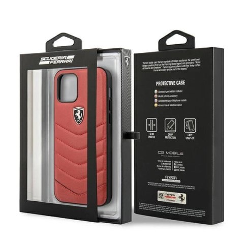 Etui Ferrari Off Track Quilted na iPhone 12 / iPhone 12 Pro - czerwone