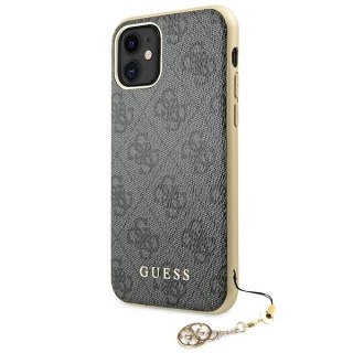 Etui Guess 4G Charms Collection na iPhone 11 / Xr - szare