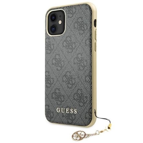 Etui Guess 4G Charms Collection na iPhone 11 / Xr - szare