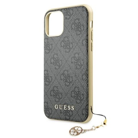 Etui Guess 4G Charms Collection na iPhone 11 / Xr - szare