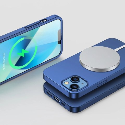 Joyroom 360 Full Case etui pokrowiec do iPhone 13 obudowa na tył i przód + szkło hartowane niebieski (JR-BP927 blue) Joyroom 360 Full Case etui pokrowiec do iPhone 13 obudowa na tył i przód + szkło hartowane niebieski (JR-BP927 blue)