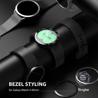 Ringke Bezel Styling etui ramka koperta pierścień Watch 6 / 5 / 4 (40mm) srebrny (stal nierdzewna) (GW4-40-42)