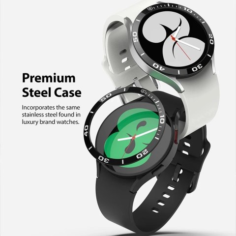 Ringke Bezel Styling etui ramka koperta pierścień Watch 6 / 5 / 4 (40mm) srebrny (stal nierdzewna) (GW4-40-42) Ringke Bezel Styling etui ramka koperta pierścień Watch 6 / 5 / 4 (40mm) srebrny (stal nierdzewna) (GW4-40-42)