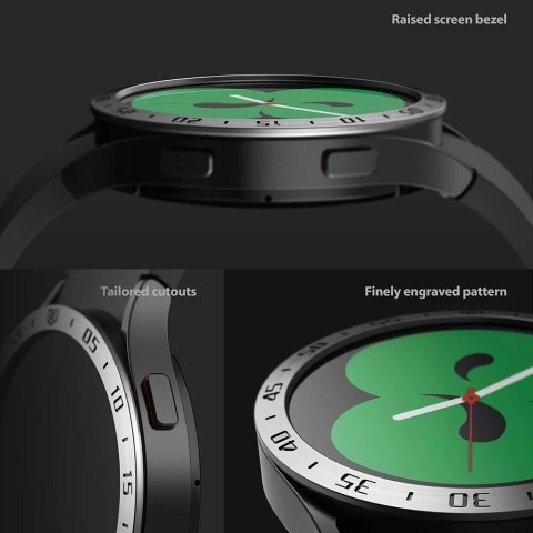 Ringke Bezel Styling etui ramka koperta pierścień Watch 6 / 5 / 4 (40mm) srebrny (stal nierdzewna) (GW4-40-42) Ringke Bezel Styling etui ramka koperta pierścień Watch 6 / 5 / 4 (40mm) srebrny (stal nierdzewna) (GW4-40-42)