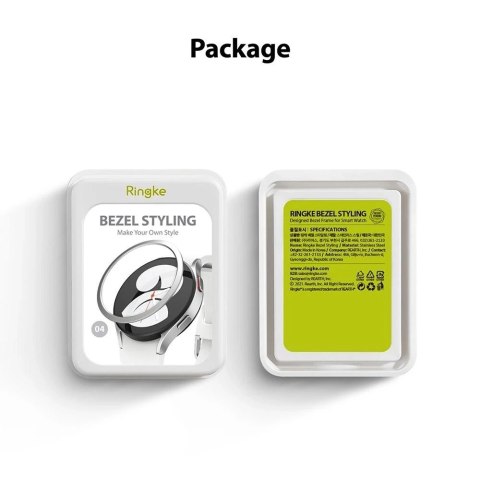 Ringke Bezel Styling etui ramka koperta pierścień Watch 6 / 5 / 4 (40mm) srebrny (stal nierdzewna) (GW4-40-42) Ringke Bezel Styling etui ramka koperta pierścień Watch 6 / 5 / 4 (40mm) srebrny (stal nierdzewna) (GW4-40-42)