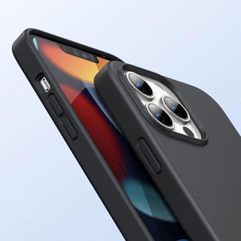 Ugreen Protective Silicone Case gumowe elastyczne silikonowe etui pokrowiec iPhone 13 Pro Max czarny Ugreen Protective Silicone Case gumowe elastyczne silikonowe etui pokrowiec iPhone 13 Pro Max czarny