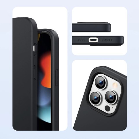 Ugreen Protective Silicone Case gumowe elastyczne silikonowe etui pokrowiec iPhone 13 Pro Max czarny Ugreen Protective Silicone Case gumowe elastyczne silikonowe etui pokrowiec iPhone 13 Pro Max czarny