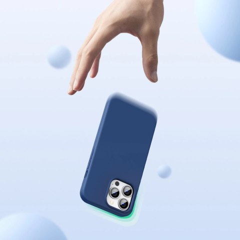 Ugreen Protective Silicone Case gumowe elastyczne silikonowe etui pokrowiec iPhone 13 Pro Max niebieski Ugreen Protective Silicone Case gumowe elastyczne silikonowe etui pokrowiec iPhone 13 Pro Max niebieski