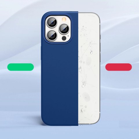 Ugreen Protective Silicone Case gumowe elastyczne silikonowe etui pokrowiec iPhone 13 Pro Max niebieski Ugreen Protective Silicone Case gumowe elastyczne silikonowe etui pokrowiec iPhone 13 Pro Max niebieski