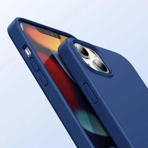 Ugreen Protective Silicone Case gumowe elastyczne silikonowe etui pokrowiec iPhone 13 niebieski Ugreen Protective Silicone Case gumowe elastyczne silikonowe etui pokrowiec iPhone 13 niebieski