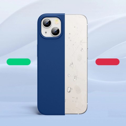 Ugreen Protective Silicone Case gumowe elastyczne silikonowe etui pokrowiec iPhone 13 niebieski Ugreen Protective Silicone Case gumowe elastyczne silikonowe etui pokrowiec iPhone 13 niebieski