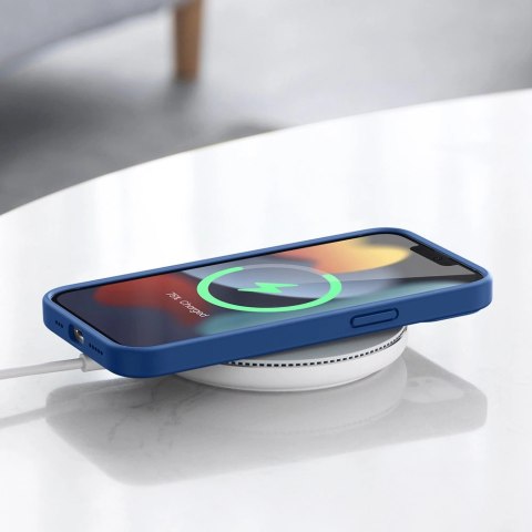 Ugreen Protective Silicone Case gumowe elastyczne silikonowe etui pokrowiec iPhone 13 niebieski Ugreen Protective Silicone Case gumowe elastyczne silikonowe etui pokrowiec iPhone 13 niebieski