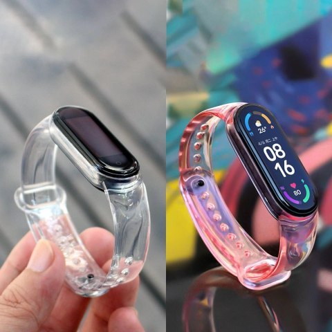 Zamienna silikonowa opaska pasek bransoleta bransoletka do Xiaomi Mi Band 6 / 5 niebieski Zamienna silikonowa opaska pasek bransoleta bransoletka do Xiaomi Mi Band 6 / 5 niebieski