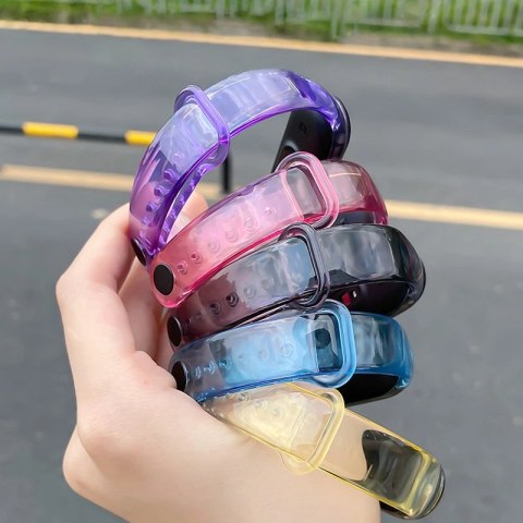 Zamienna silikonowa opaska pasek bransoleta bransoletka do Xiaomi Mi Band 6 / 5 żółty Zamienna silikonowa opaska pasek bransoleta bransoletka do Xiaomi Mi Band 6 / 5 żółty