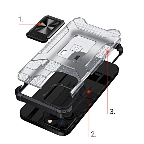 Crystal Ring Case pancerne hybrydowe etui pokrowiec + magnetyczny uchwyt iPhone 11 Pro zielony Crystal Ring Case pancerne hybrydowe etui pokrowiec + magnetyczny uchwyt iPhone 11 Pro zielony